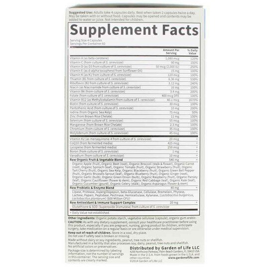 Vitamin Code 50 & Wiser Men Multivitamin, GOL